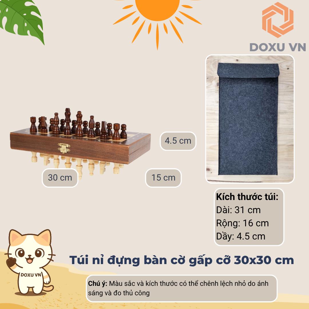 Túi bảo vệ bàn cờ gấp Klevor (các cỡ) – Nỉ chống sốc, chống trầy, gọn nhẹ mang đi - Image 9
