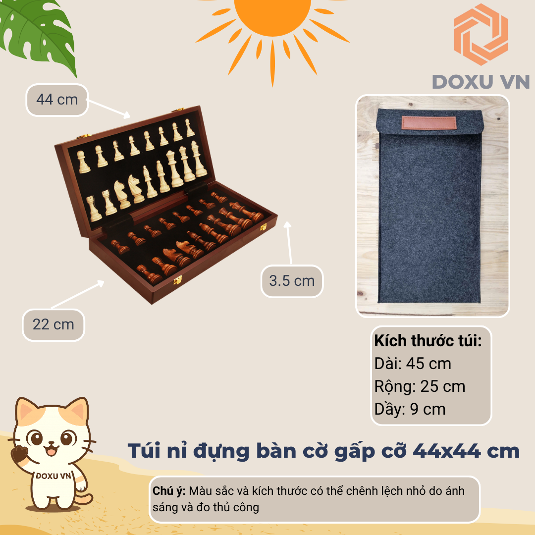 Túi bảo vệ bàn cờ gấp Klevor (các cỡ) – Nỉ chống sốc, chống trầy, gọn nhẹ mang đi - Image 3