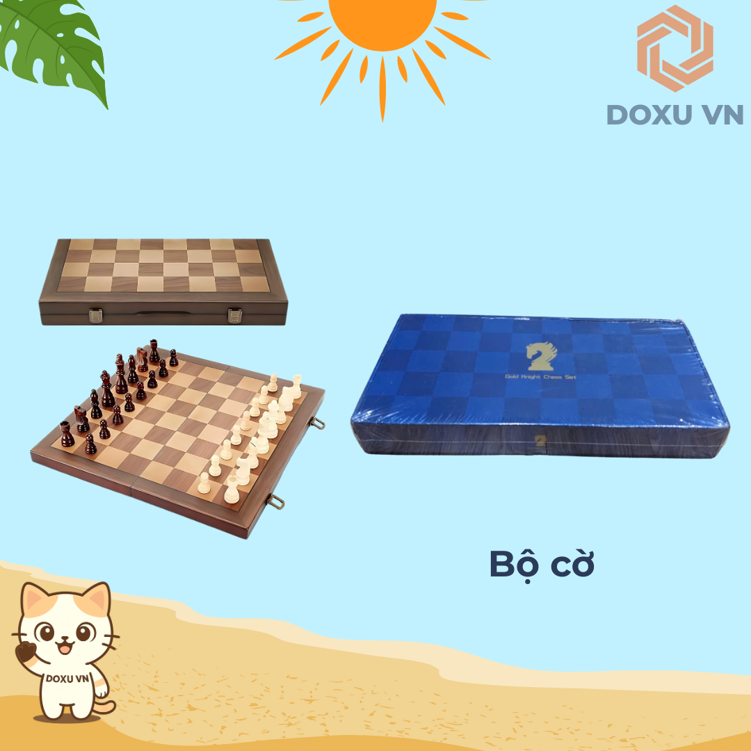 Bộ Cờ Vua Gỗ Óc Chó Nguyên Khối Cao Cấp 15 Inch – Tặng 2 Hậu – Có Nam Châm – Gấp Gọn Sang Trọng - Image 10