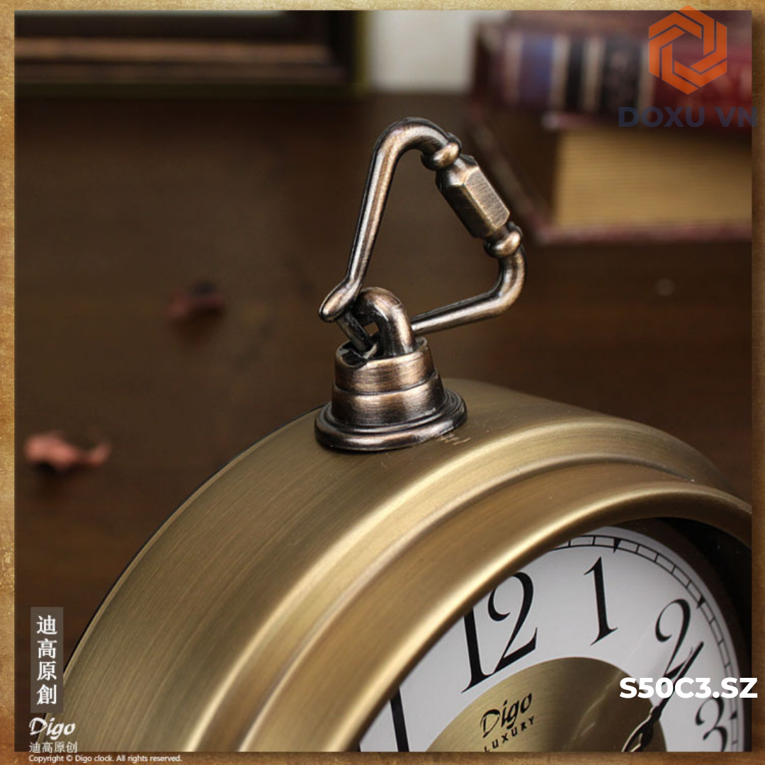 Đồng Hồ Để Bàn Vintage Cao Cấp S50C3 – Phong Cách Mỹ Cổ Điển Sang Trọng - Image 7