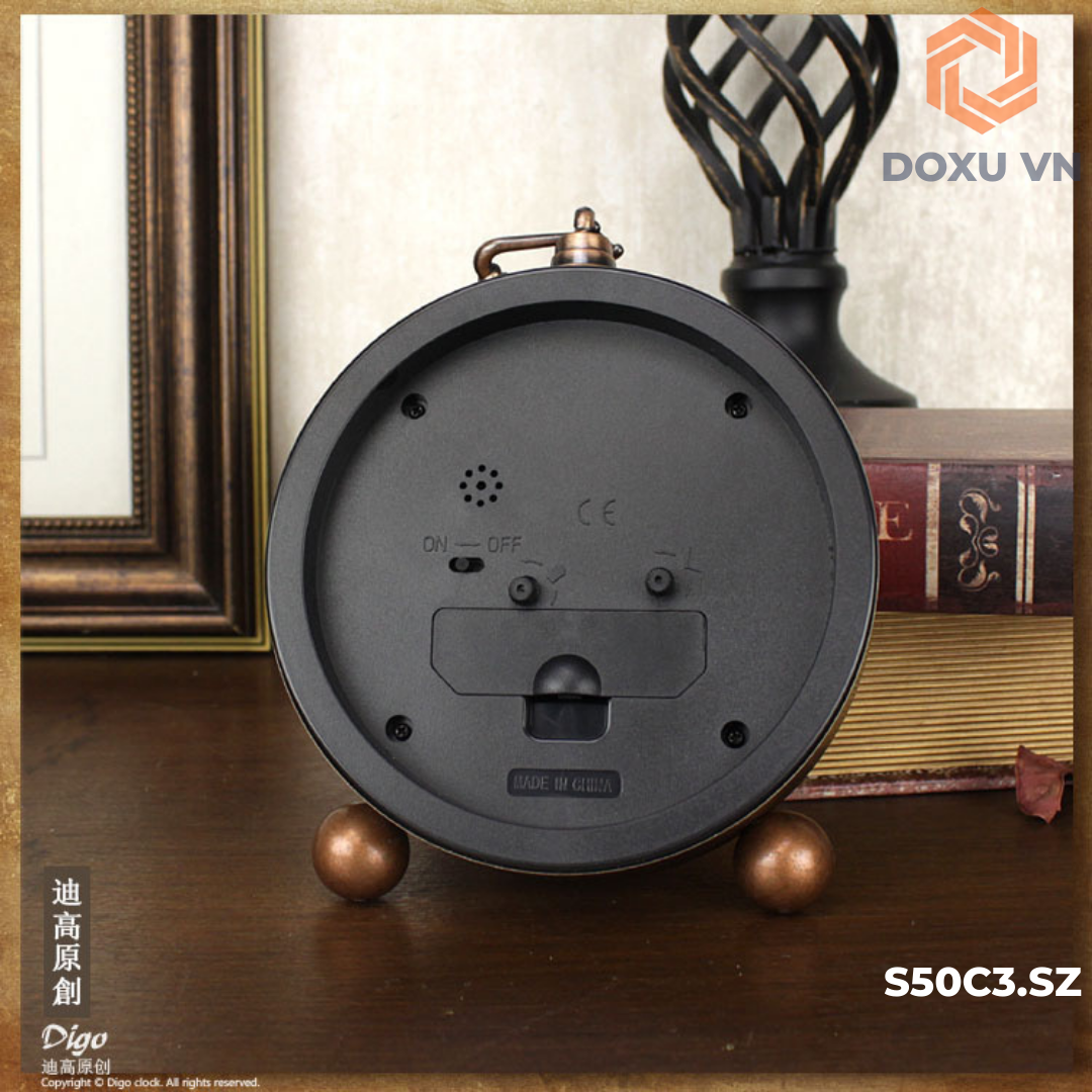 Đồng Hồ Để Bàn Vintage Cao Cấp S50C3 – Phong Cách Mỹ Cổ Điển Sang Trọng - Image 8