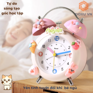 Đồng Hồ Báo Thức Cơ Học Cho Học Sinh – Chuông Đôi Siêu To, Đánh Thức Mạnh Mẽ Zunnel