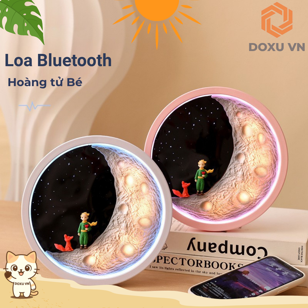 Đèn ngủ loa Bluetooth Hoàng tử Bé Y-567 - Loa không dây, đèn RGB cảm ứng, quà tặng dễ thương - Image 14