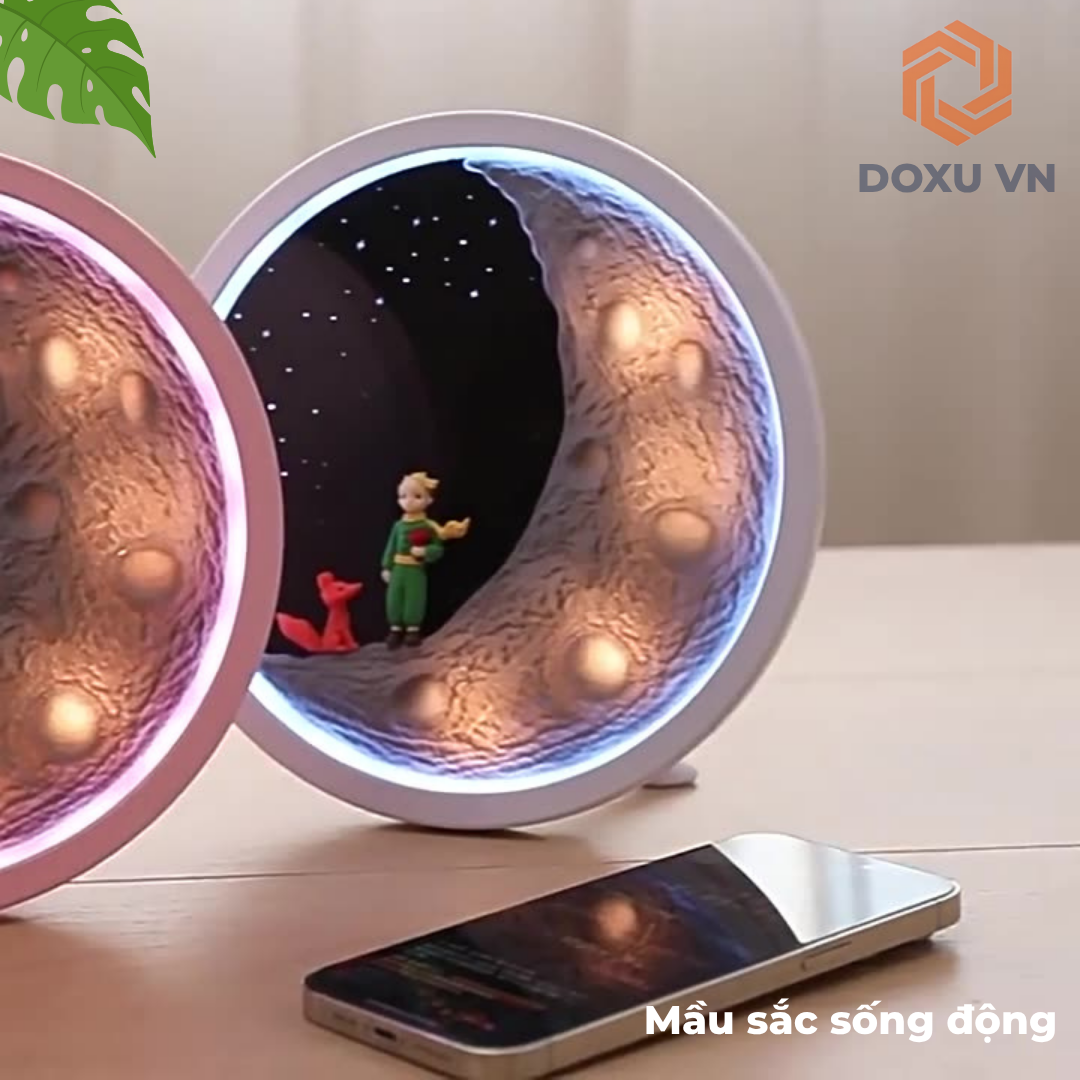 Đèn ngủ loa Bluetooth Hoàng tử Bé Y-567 - Loa không dây, đèn RGB cảm ứng, quà tặng dễ thương - Image 12