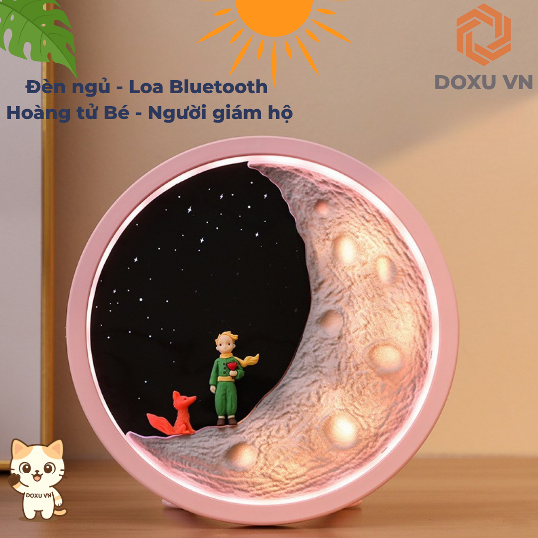 Đèn ngủ loa Bluetooth Hoàng tử Bé Y-567 - Loa không dây, đèn RGB cảm ứng, quà tặng dễ thương - Image 11