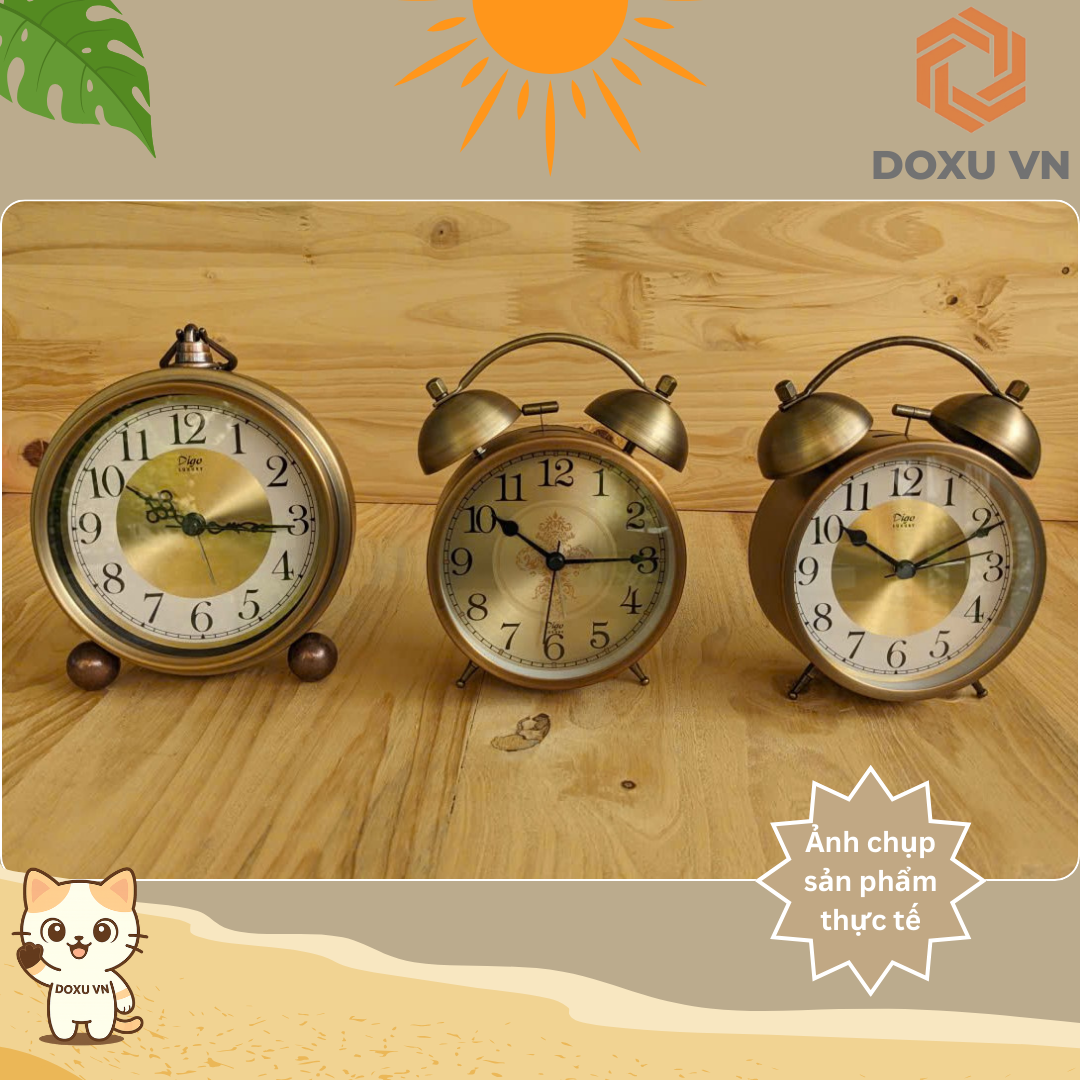 Đồng Hồ Để Bàn Vintage Cao Cấp S50C3 – Phong Cách Mỹ Cổ Điển Sang Trọng - Image 11
