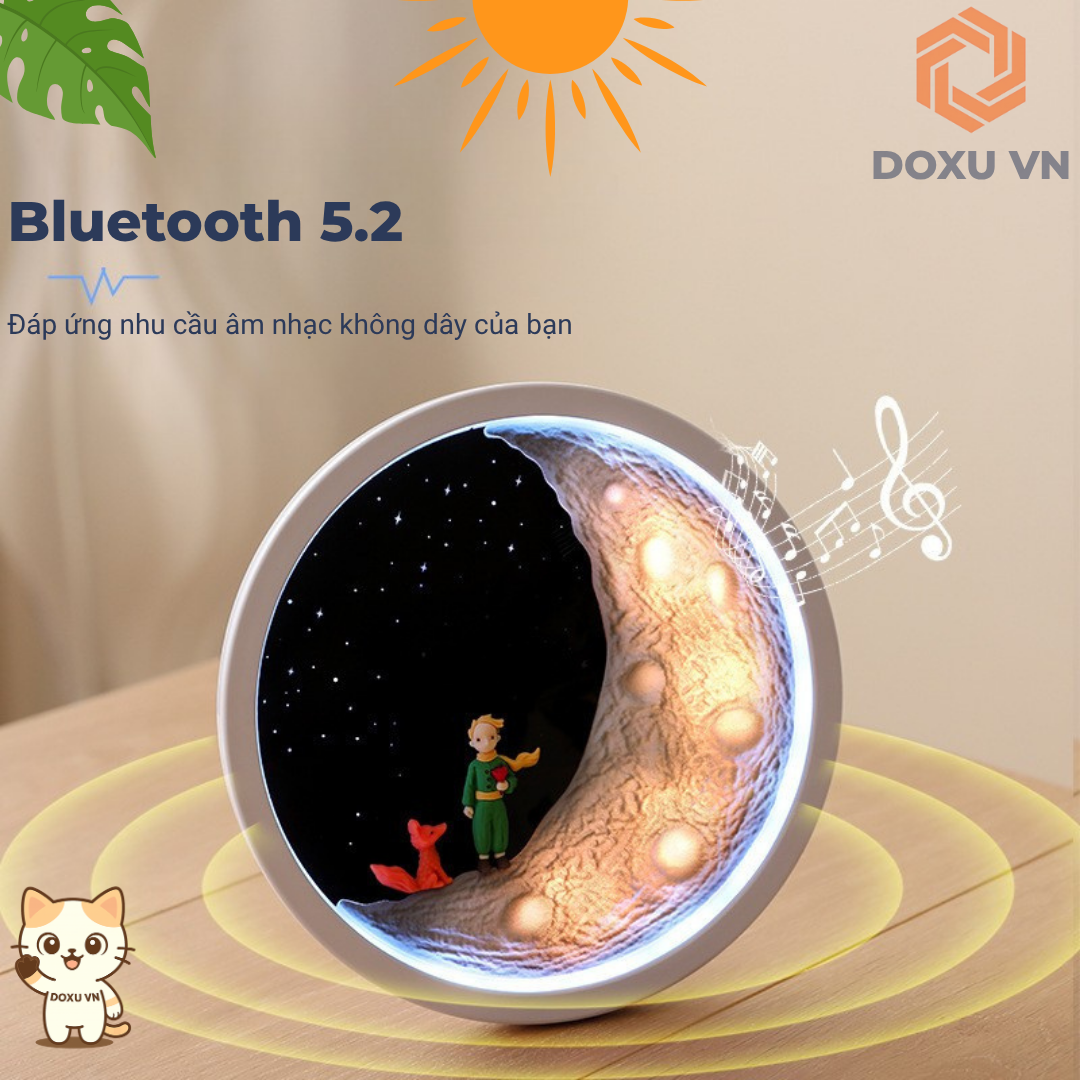 Đèn ngủ loa Bluetooth Hoàng tử Bé Y-567 - Loa không dây, đèn RGB cảm ứng, quà tặng dễ thương - Image 10