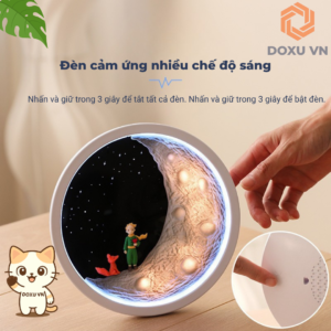 Đèn ngủ loa Bluetooth Hoàng tử Bé Y-567 - Loa không dây, đèn RGB cảm ứng, quà tặng dễ thương
