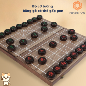 BỘ CỜ TƯỚNG GỖ TẦN BÌ GẤP GỌN – SANG TRỌNG, TIỆN LỢI, DỄ DÀNG MANG THEO