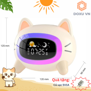 Đồng Hồ Báo Thức Trẻ Em Đa Năng, Tạo Thói Quen, Đèn Ngủ 5 Màu, Âm Thanh Ru Ngủ, Cảm Biến Âm thanhSG5