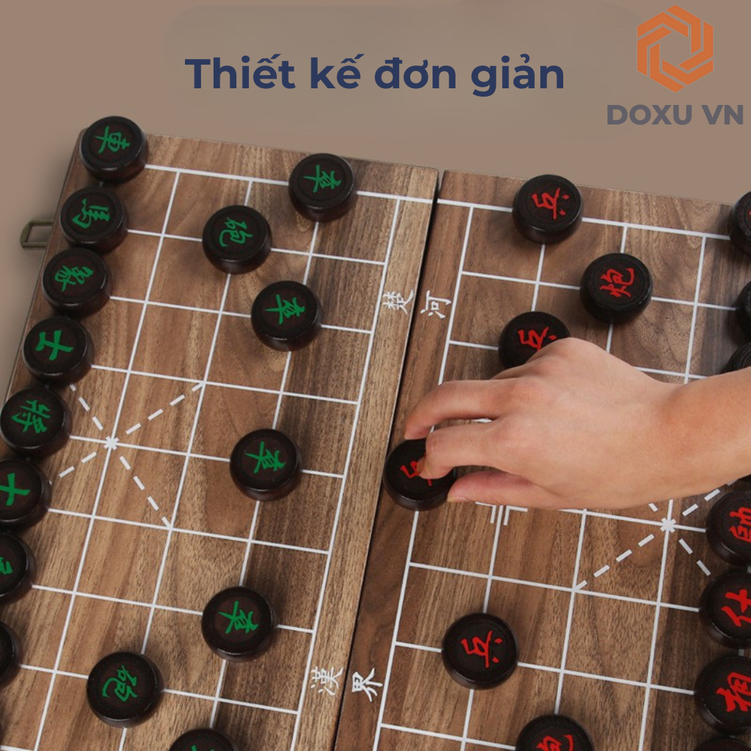 BỘ CỜ TƯỚNG GỖ TẦN BÌ GẤP GỌN – SANG TRỌNG, TIỆN LỢI, DỄ DÀNG MANG THEO - Image 10