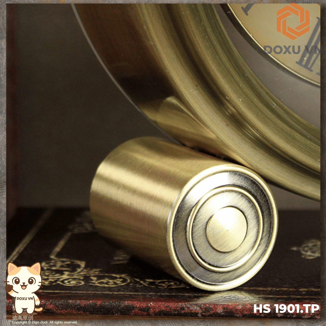 Đồng Hồ Để Bàn Cao Cấp Vàng Kim Tân Cổ Điển – Sang Trọng, Nổi Bật Không Gian HS1901.TP - Image 6